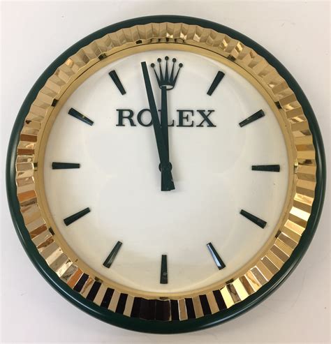 replica rolex wall clocks uk|Rolex wimbledon wall clock.